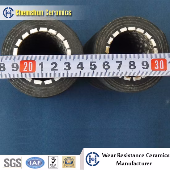 Лидер продаж, износостойкий резиновый шланг с керамической футеровкой и фланцем.