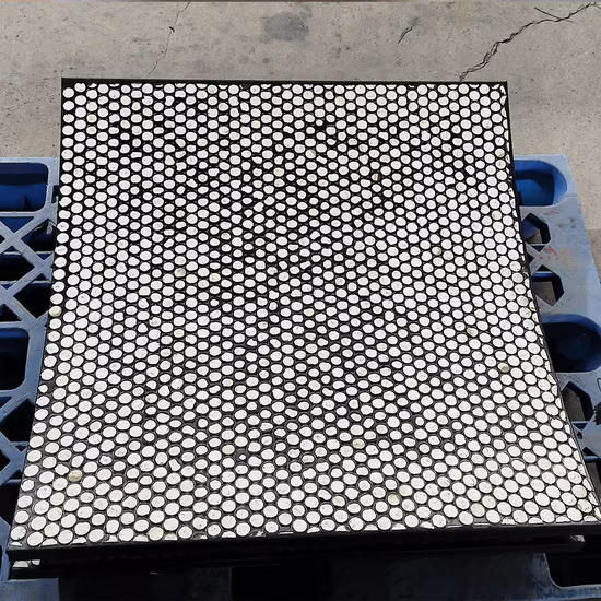 Керамические резиновые композитные износостойкие пластины, керамическая футеровка желоба Zta